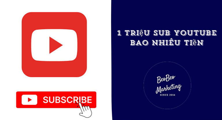 1 Triệu Sub được Bao Nhiêu Tiền