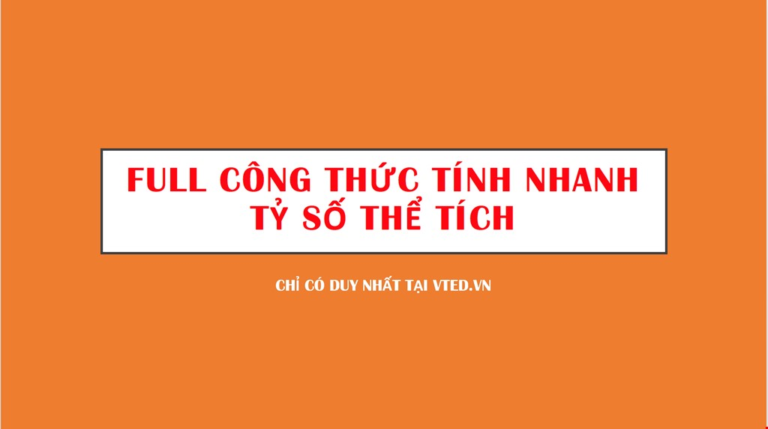 Công Thức Tính Nhanh Thể Tích Tứ Diện đều