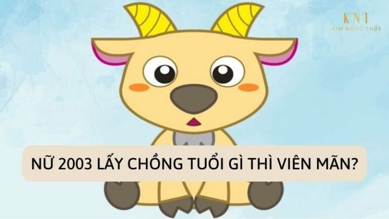 Nữ 2003 Lấy Chồng Tuổi Gì Hợp