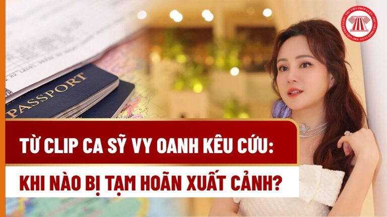 Tại Sao Vy Oanh Bị Cấm Xuất Cảnh