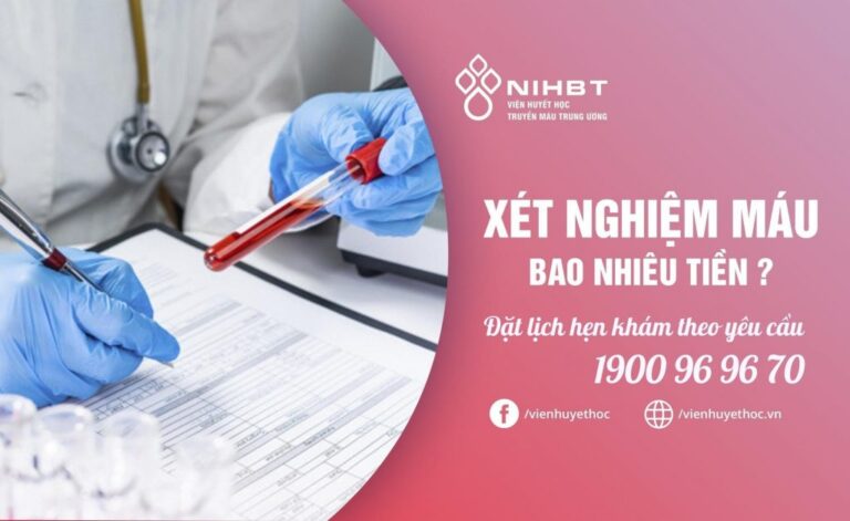 Xét Nghiệm Máu Bao Nhiêu Tiền